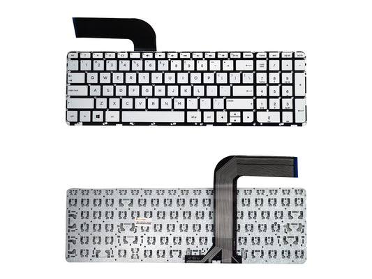 Laptop Keyboard compatible for HP 15P WHITE