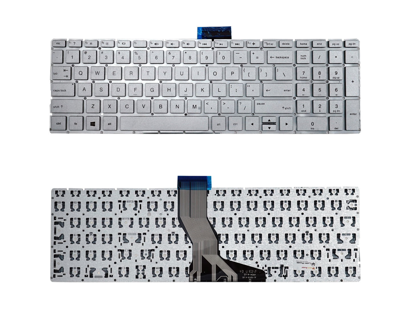 Laptop Keyboard compatible for HP 15BS / 15CC SILVER NORMAL
