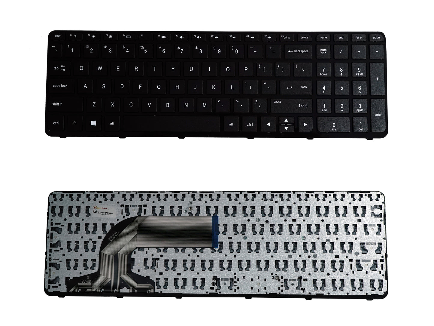 Laptop Keyboard compatible for HP 15E BLACK