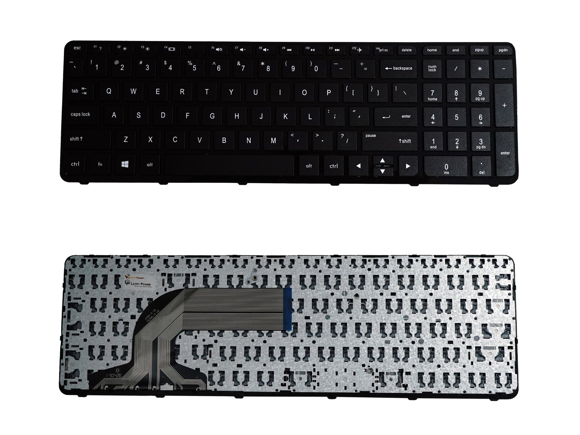 Laptop Keyboard compatible for HP 15E BLACK