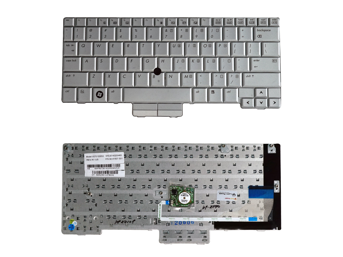 Laptop Keyboard compatible for HP 2710P / 2760P