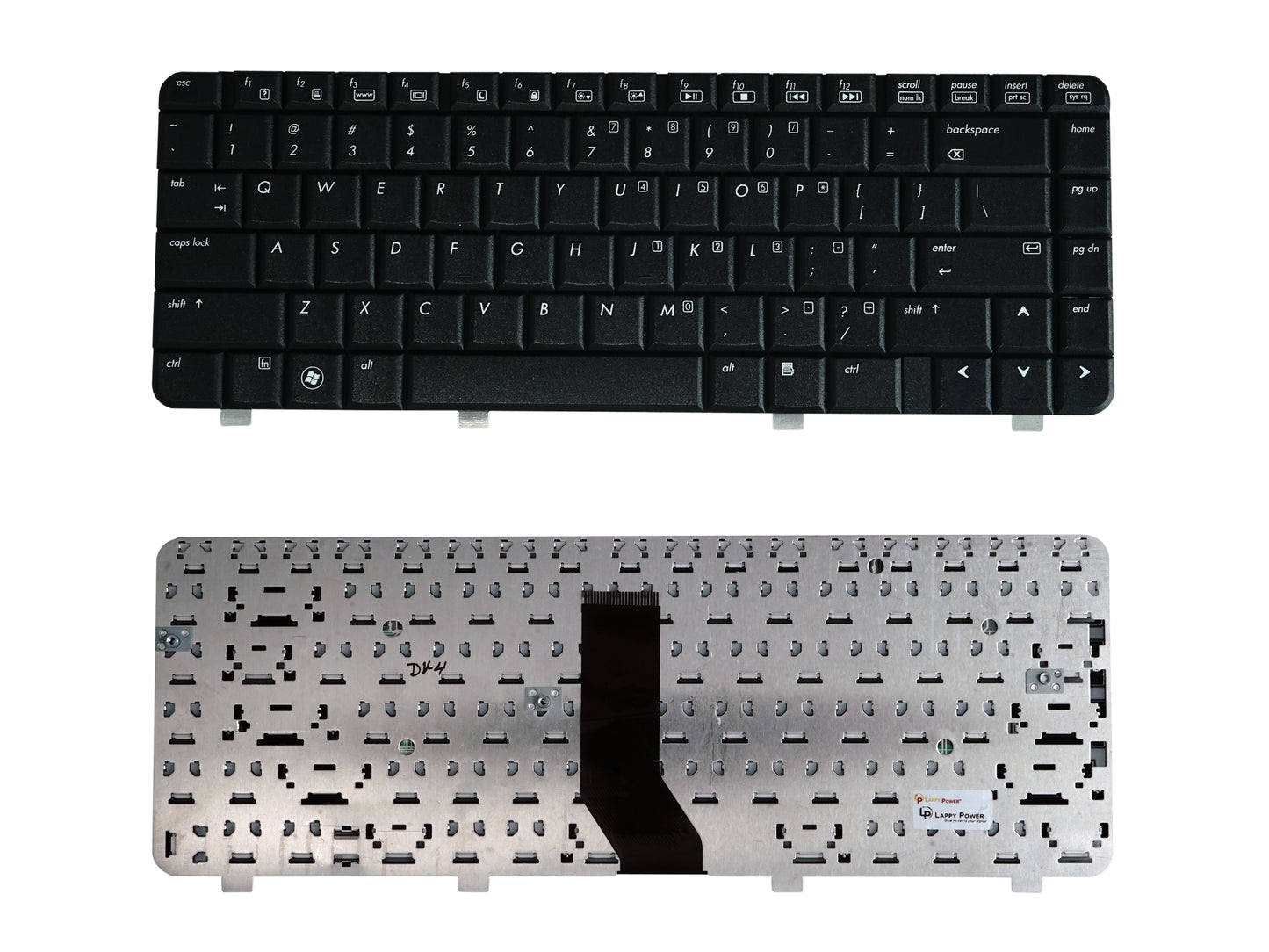 Laptop Keyboard compatible for HP DV4 BLACK