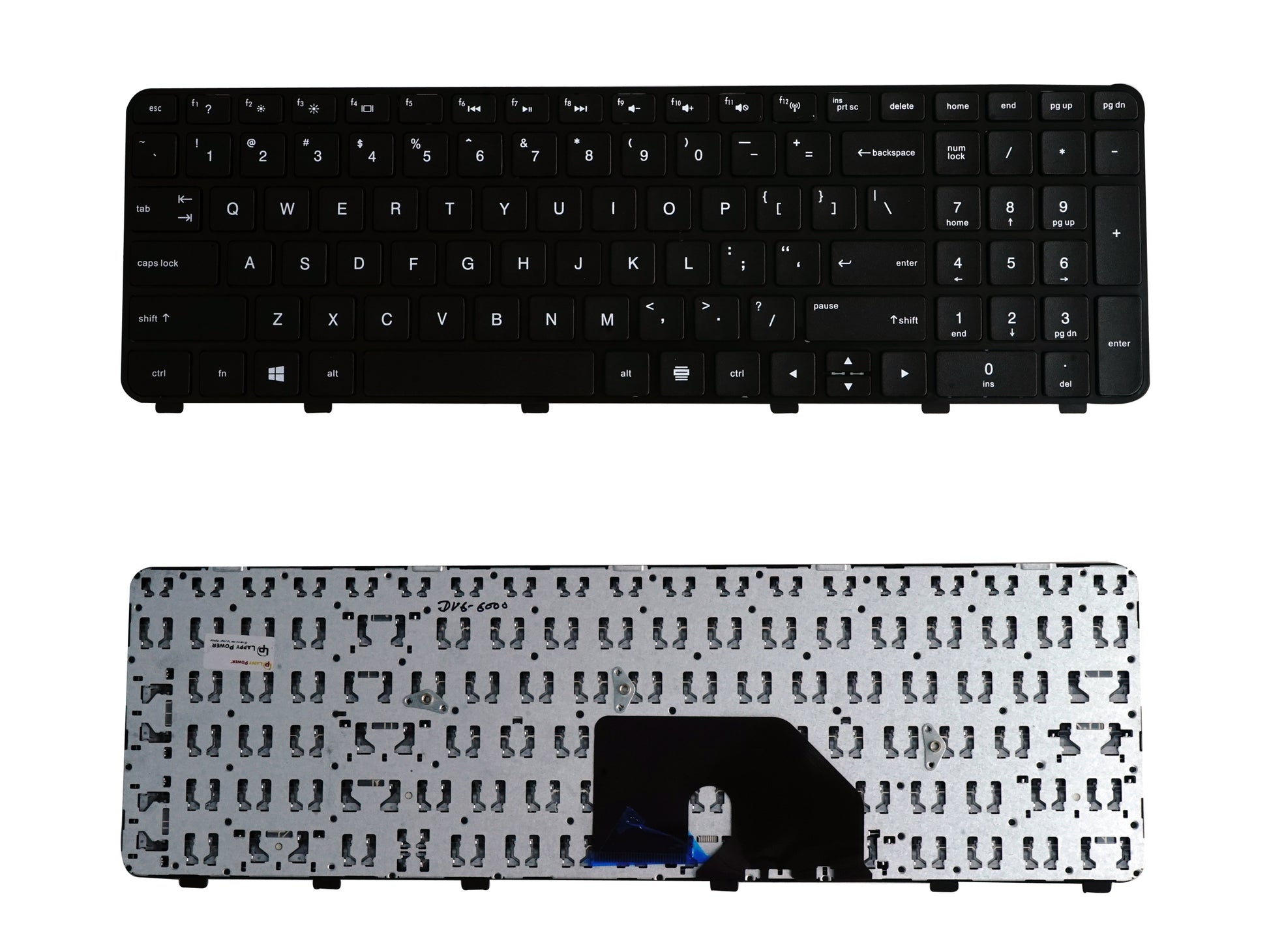 Laptop Keyboard compatible for HP DV6 6000