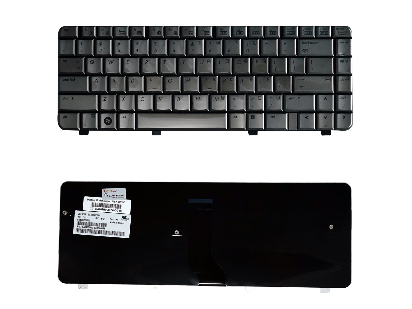 Laptop Keyboard compatible for HP DV4 COFFEE