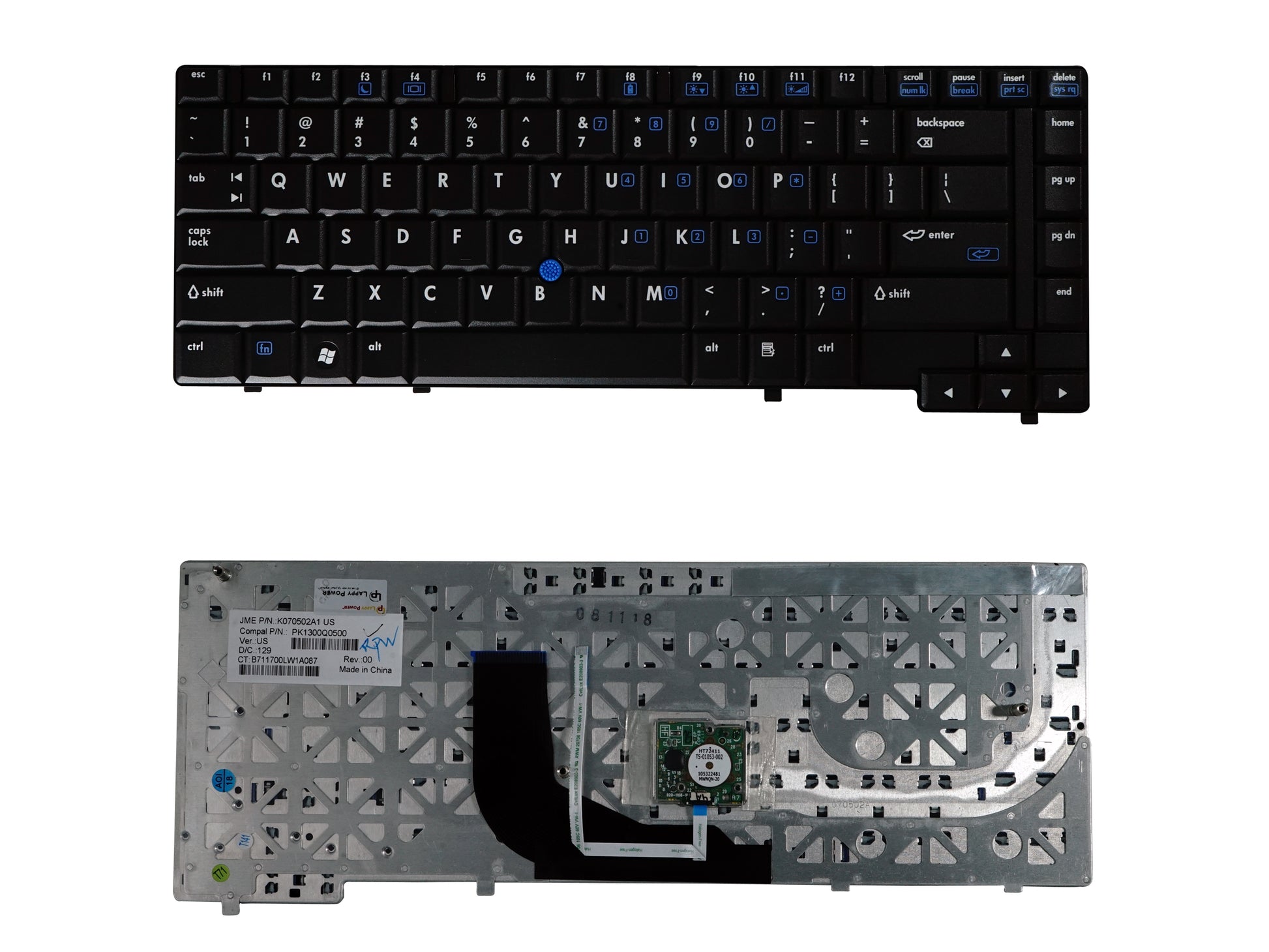 Laptop Keyboard compatible for HP NC6400