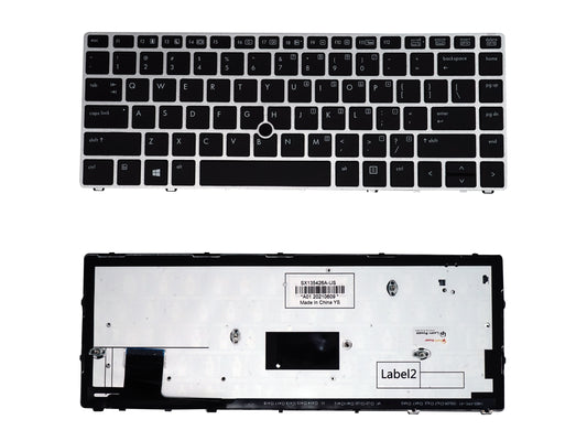 Laptop Keyboard compatible for HP 9470M WITH MOUSE BACKLIGHT