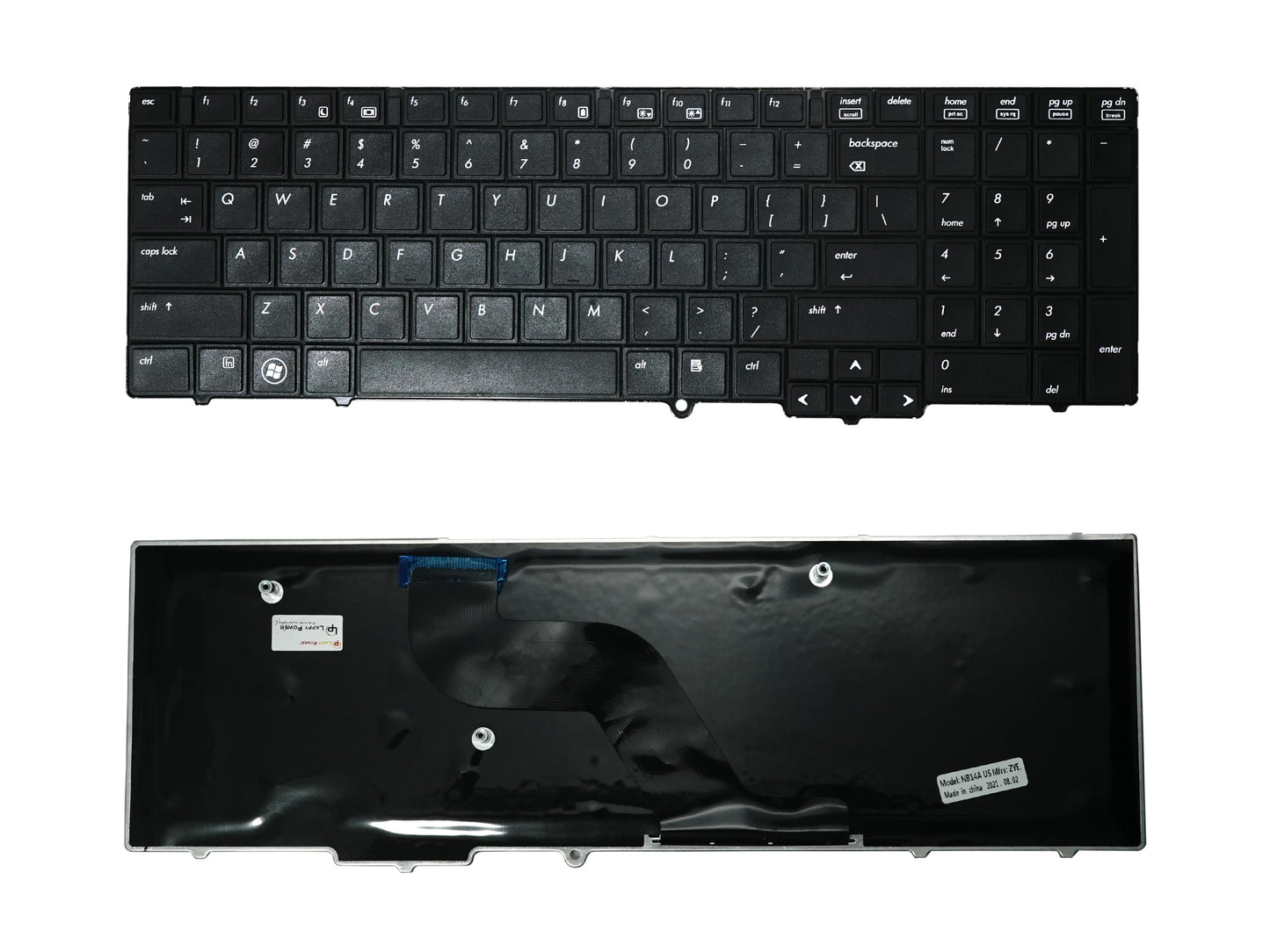 Laptop Keyboard compatible for HP 8540W WITHOUT MOUSE