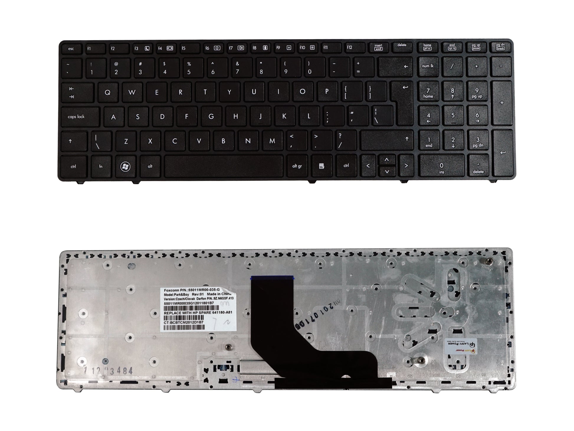 Laptop Keyboard compatible for HP 8560P / 6560P