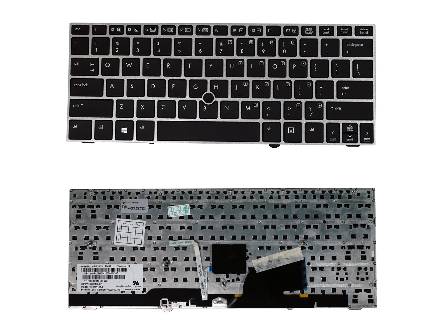 Laptop Keyboard compatible for HP 2170P