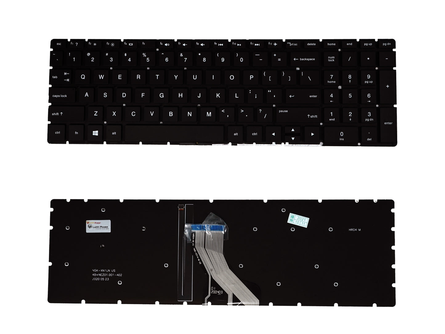 Laptop Keyboard compatible for HP 15DK BACKLIGHT