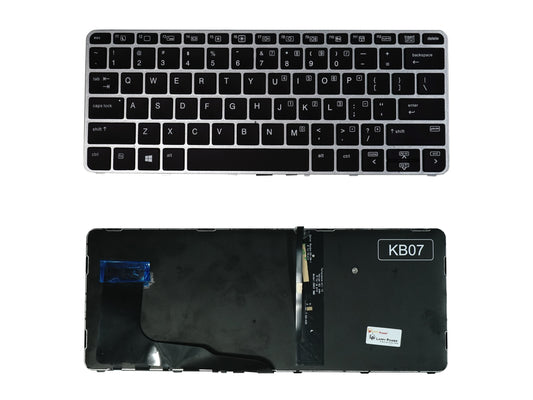 Laptop Keyboard compatible for HP 820 G3 BACKLIGHT WITHOUT MOUSE