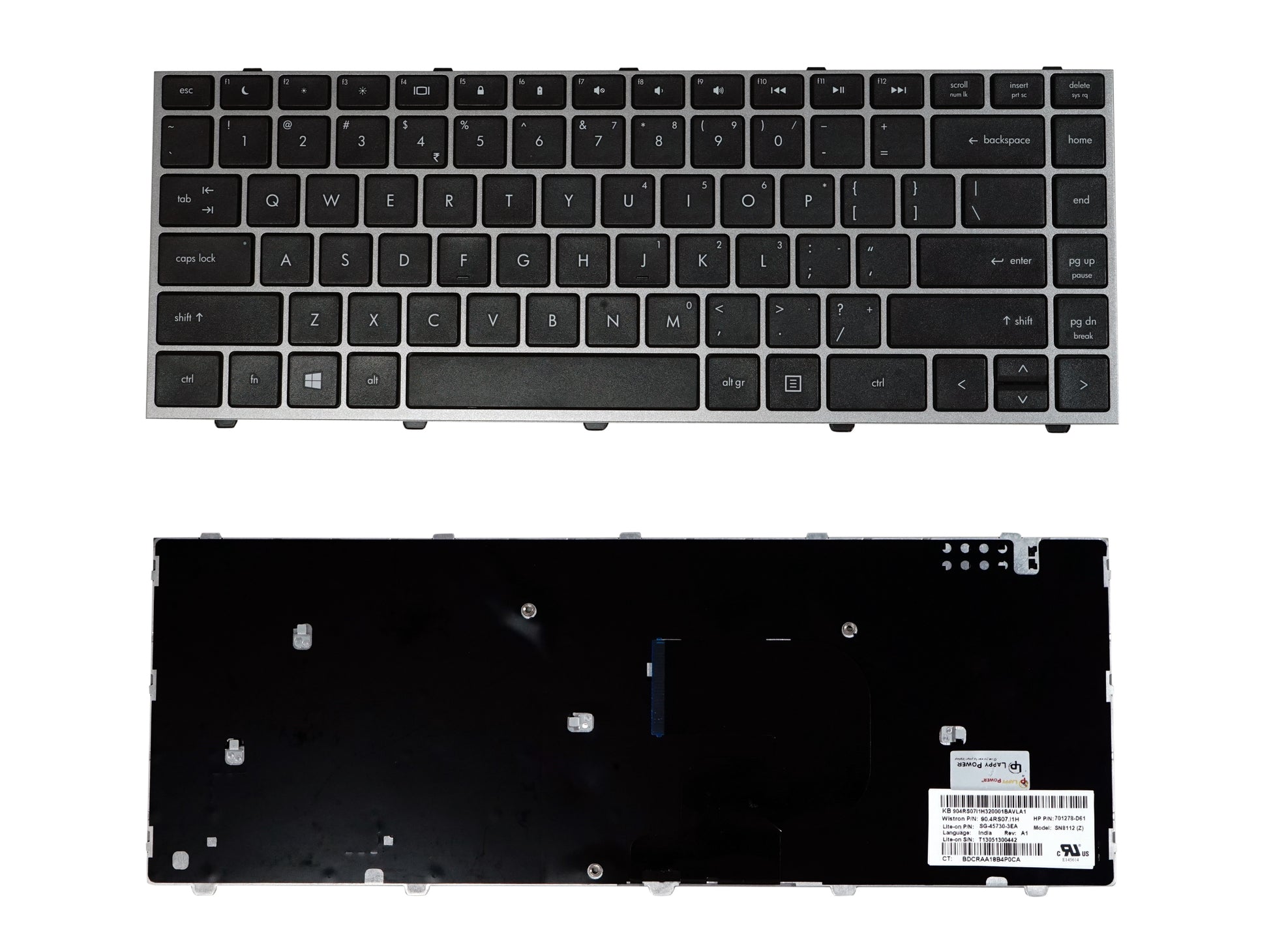 Laptop Keyboard compatible for HP 4340S