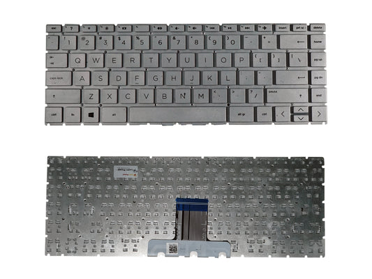 Laptop Keyboard compatible for HP 14CD / 14CE / 14Q SILVER