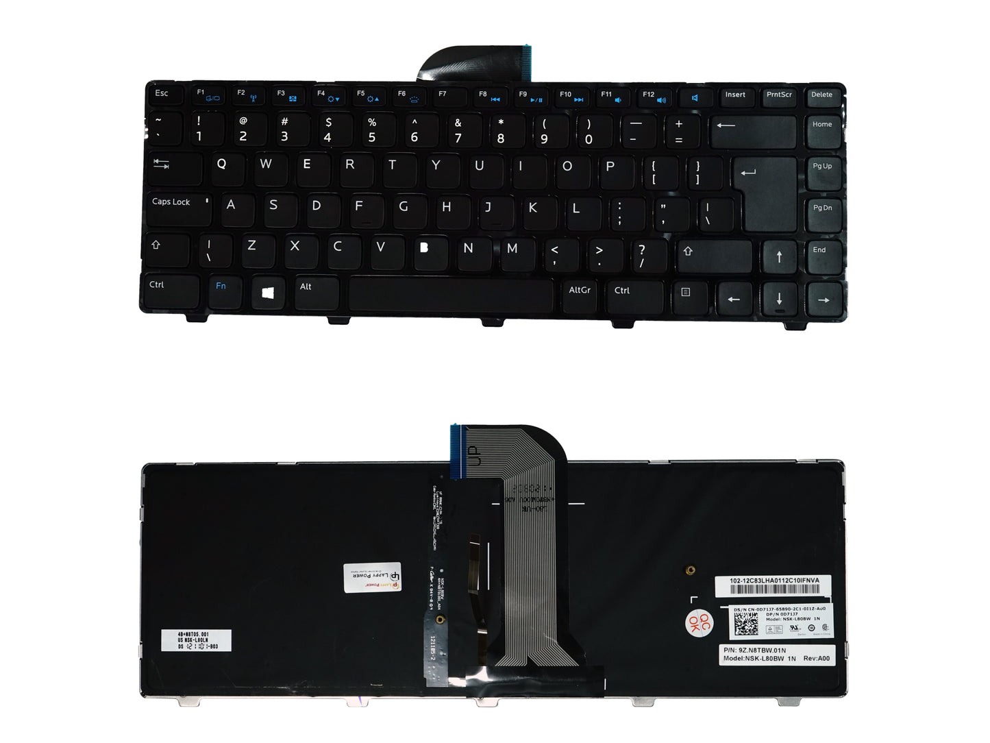 Laptop Keyboard compatible for DELL 3421 BACKLIGHT