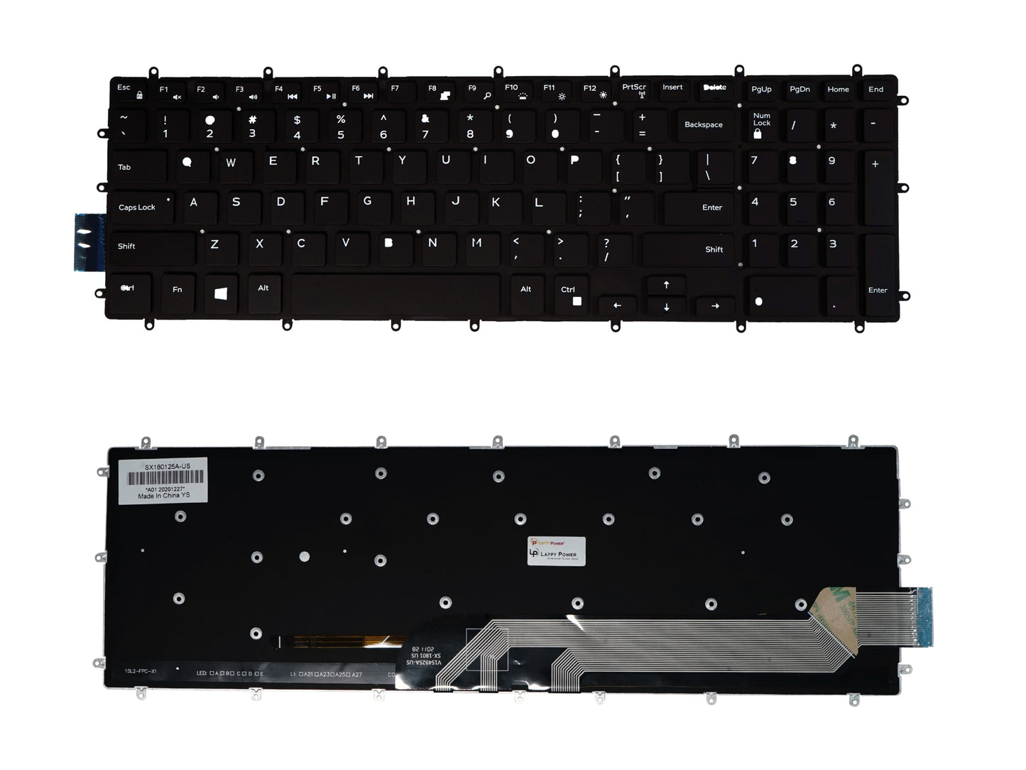 Laptop Keyboard compatible for DELL 5567 WITH BACKLIGHT