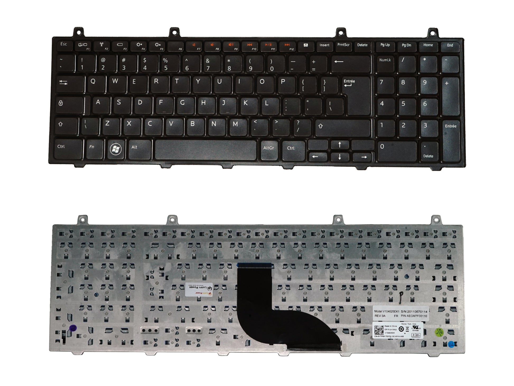 Laptop Keyboard compatible for DELL 1745