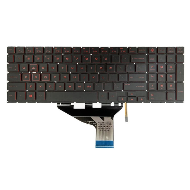 LappyPower Laptop Keyboard compatible For HP 15-DC / 15-DH (Red with RGB Backlight)