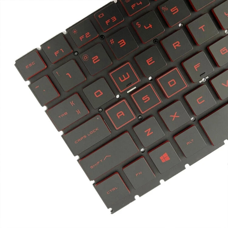 LappyPower Laptop Keyboard compatible For HP 15-DC / 15-DH (Red with RGB Backlight)