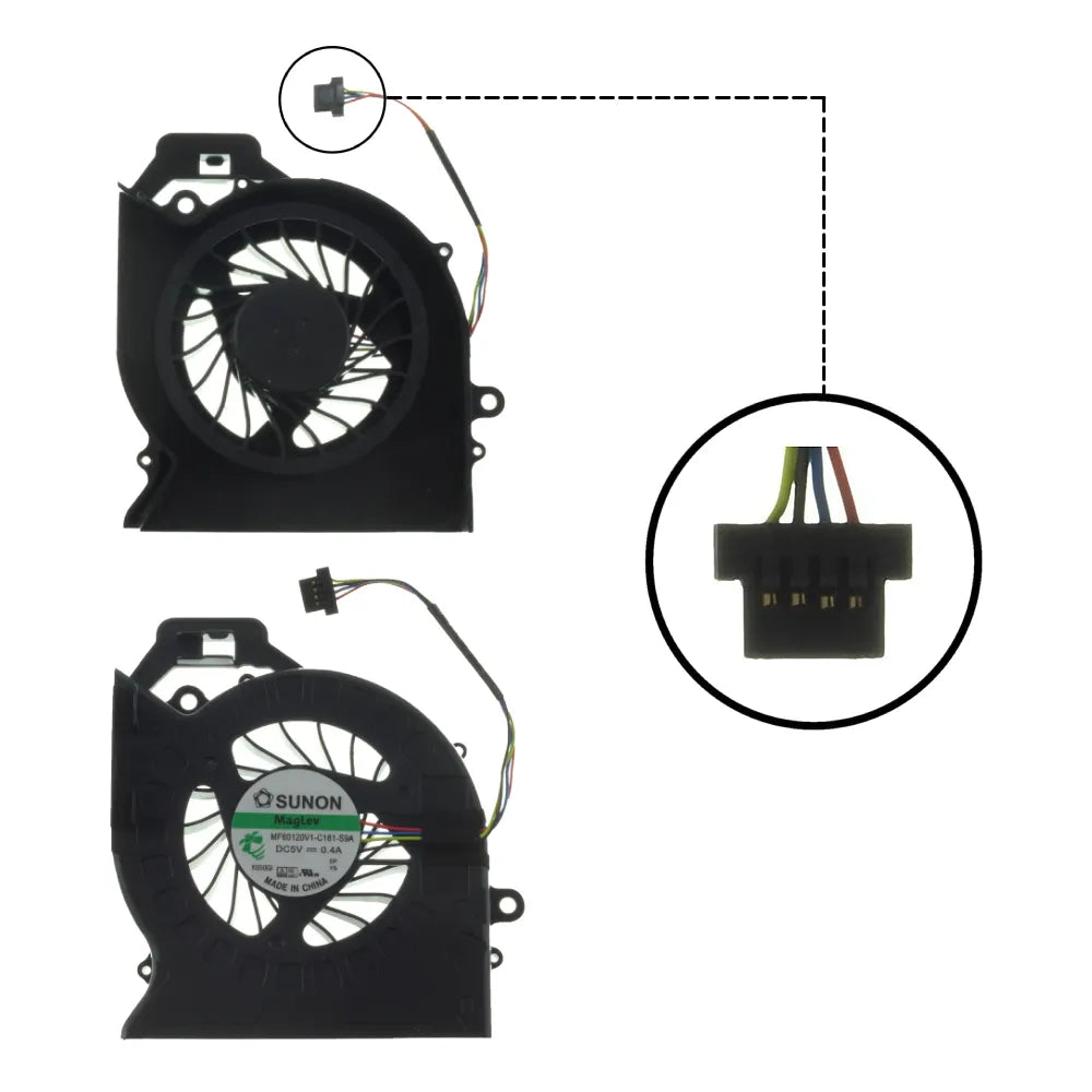 LappyPower Laptop CPU Cooling Fan for HP Pavilion DV6-600 DV6-6000 DV7-6000 DV7 6000 Series (4 Pin)
