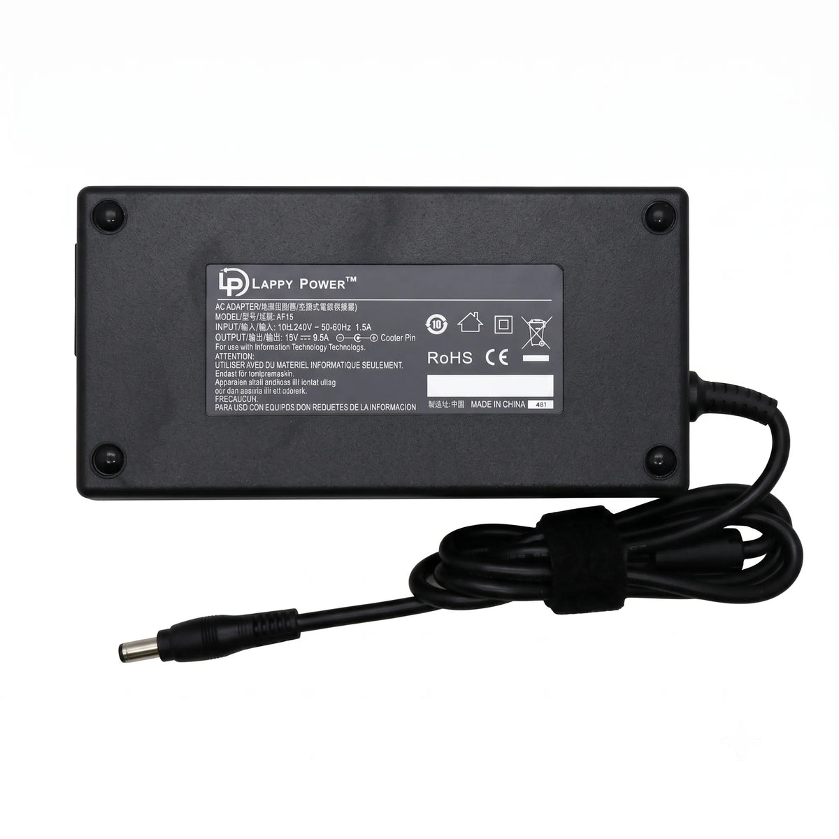 LappyPower Laptop Adapter for ASUS (180W 9.5A 19V) - 5.5 x 2.5 Pin | ASUS G53, G53J, G55, G750JW, G750JX Series Laptops