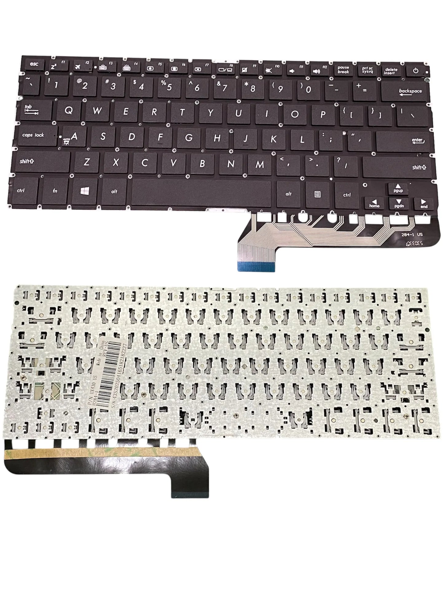 LappyPower Laptop Keyboard for Asus ZenBooK UX430, UX430UA, UX430UQ, UX430UN Series without Backlit