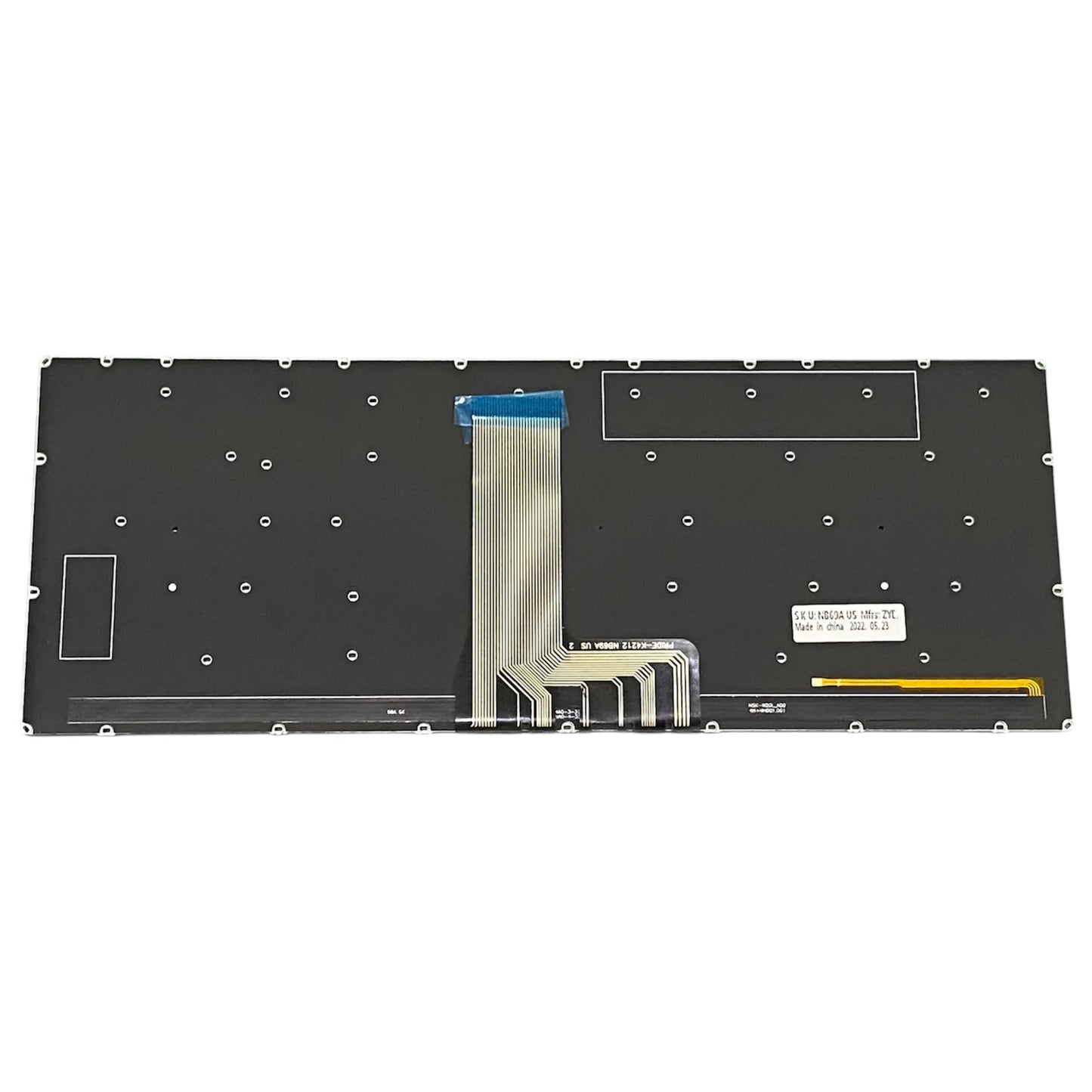LappyPower Laptop Keyboard for Asus VivoBook X409 Series Silver with Backlit