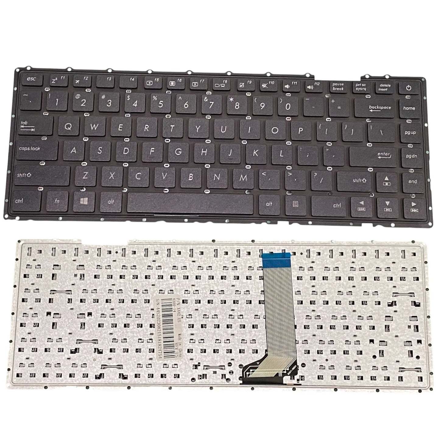LappyPower Laptop Keyboard for Asus Vivobook X442UR X442UA X442 X442U without Backlit