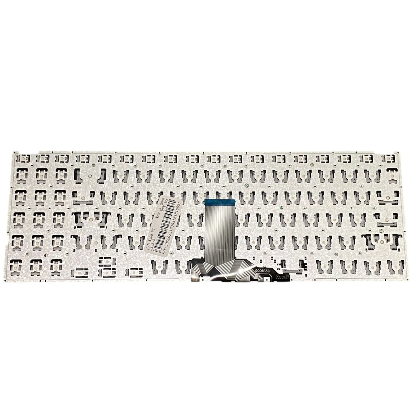 LappyPower Laptop Keyboard for ASUS X509 X509FA X509UA X515 Silver without Backlit