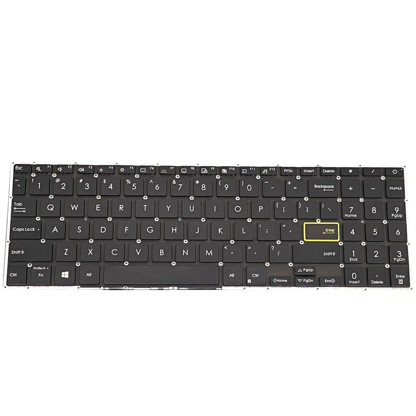 LappyPower Laptop Keyboard for Asus VivoBook X513 X513E X513EA X513EP X513EQ X513IA X513UA X513I Black without Backlit