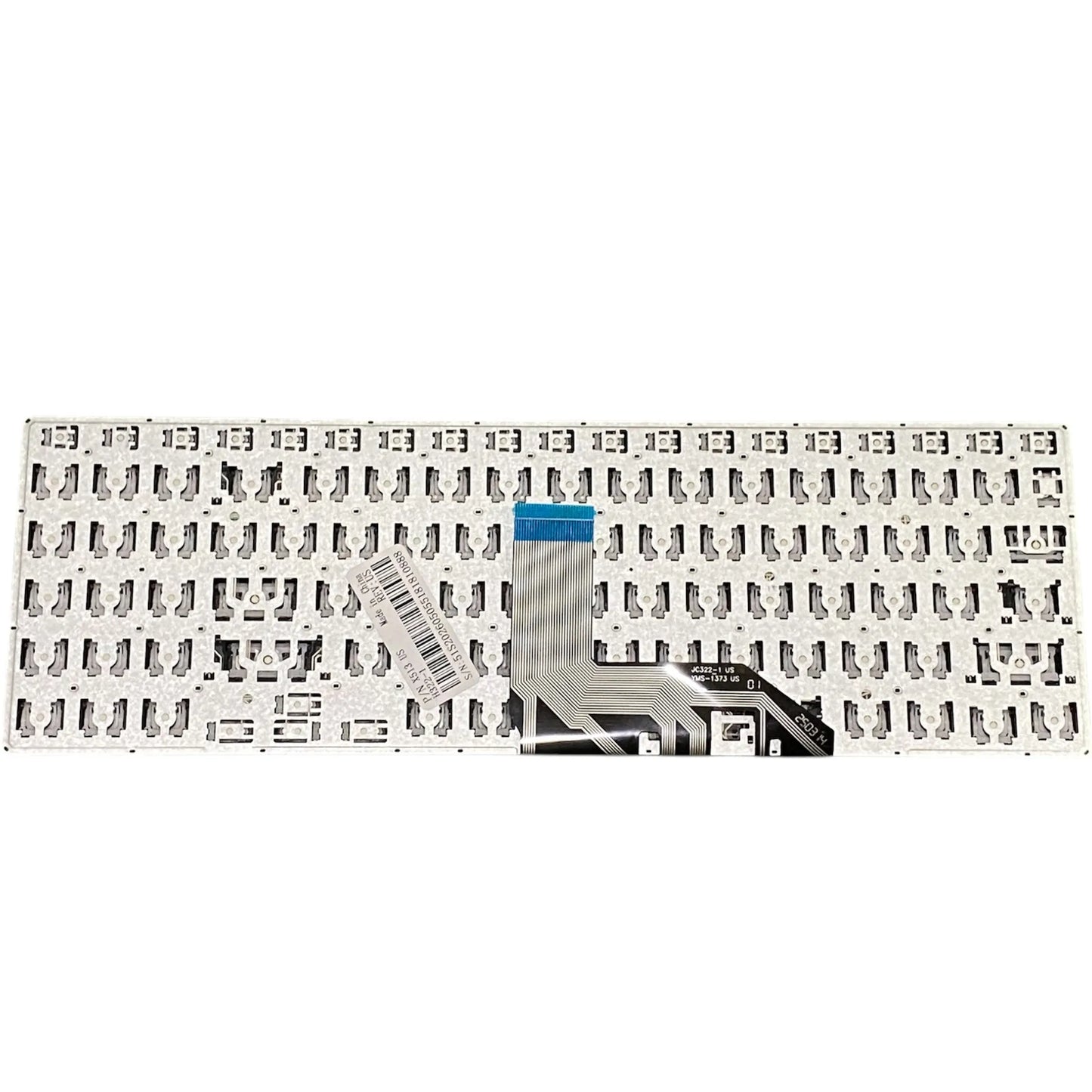LappyPower Laptop Keyboard for Asus VivoBook X513 X513E X513EA X513EP X513EQ X513IA X513UA X513I Silver without Backlit