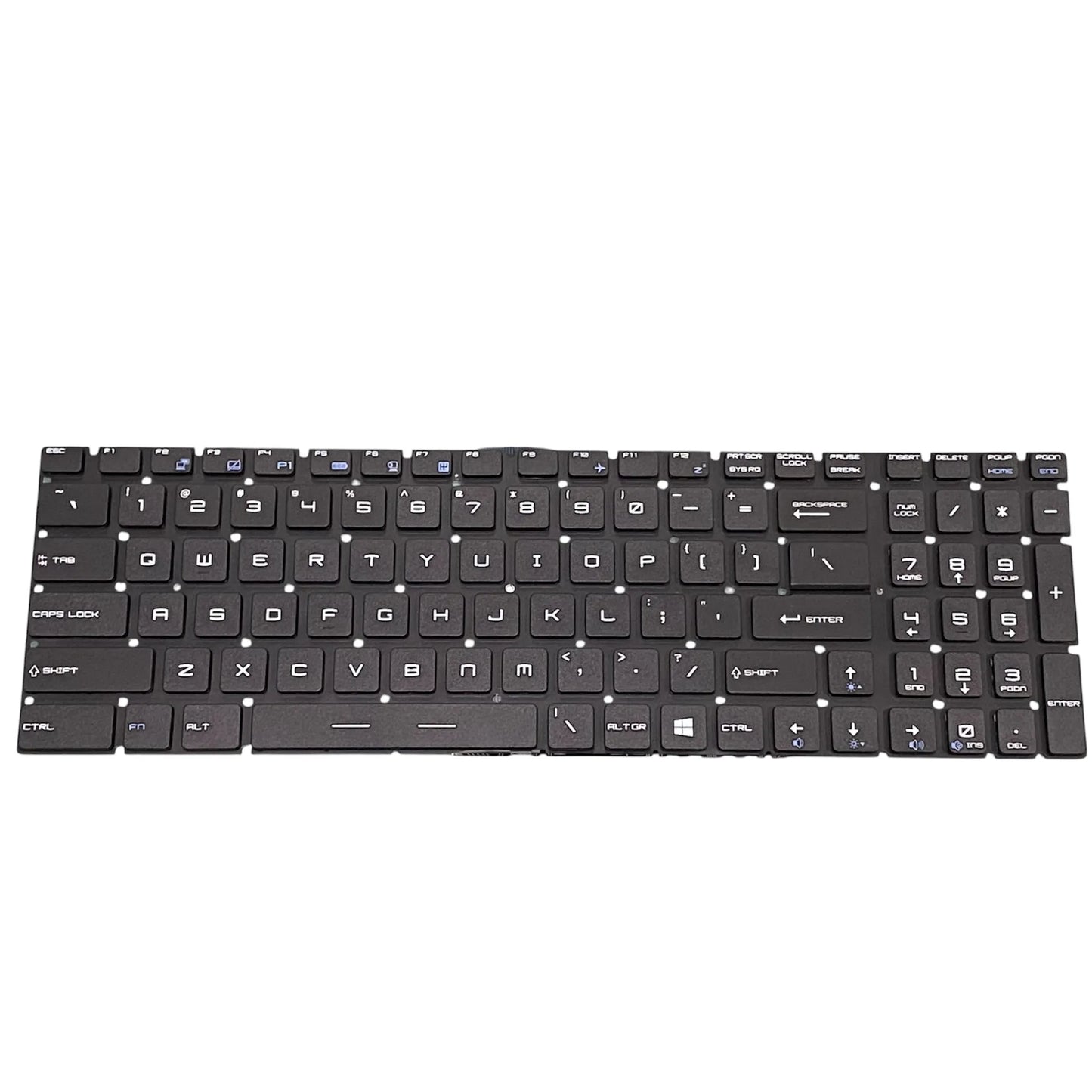 LappyPower Laptop Keyboard for MSI GL62 GL72 GL72M GL72VR Black without Backlit