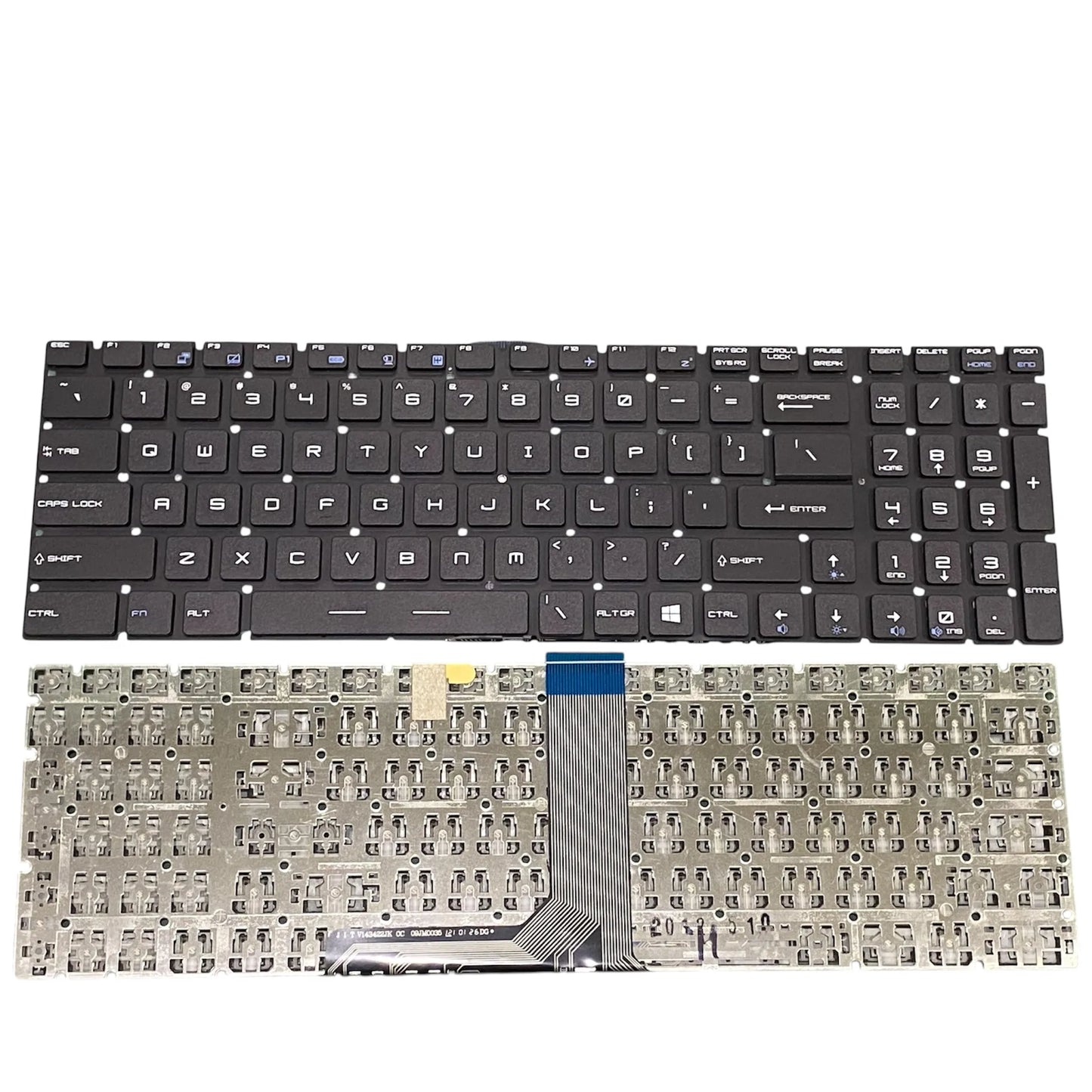 LappyPower Laptop Keyboard for MSI GL62 GL72 GL72M GL72VR Black without Backlit