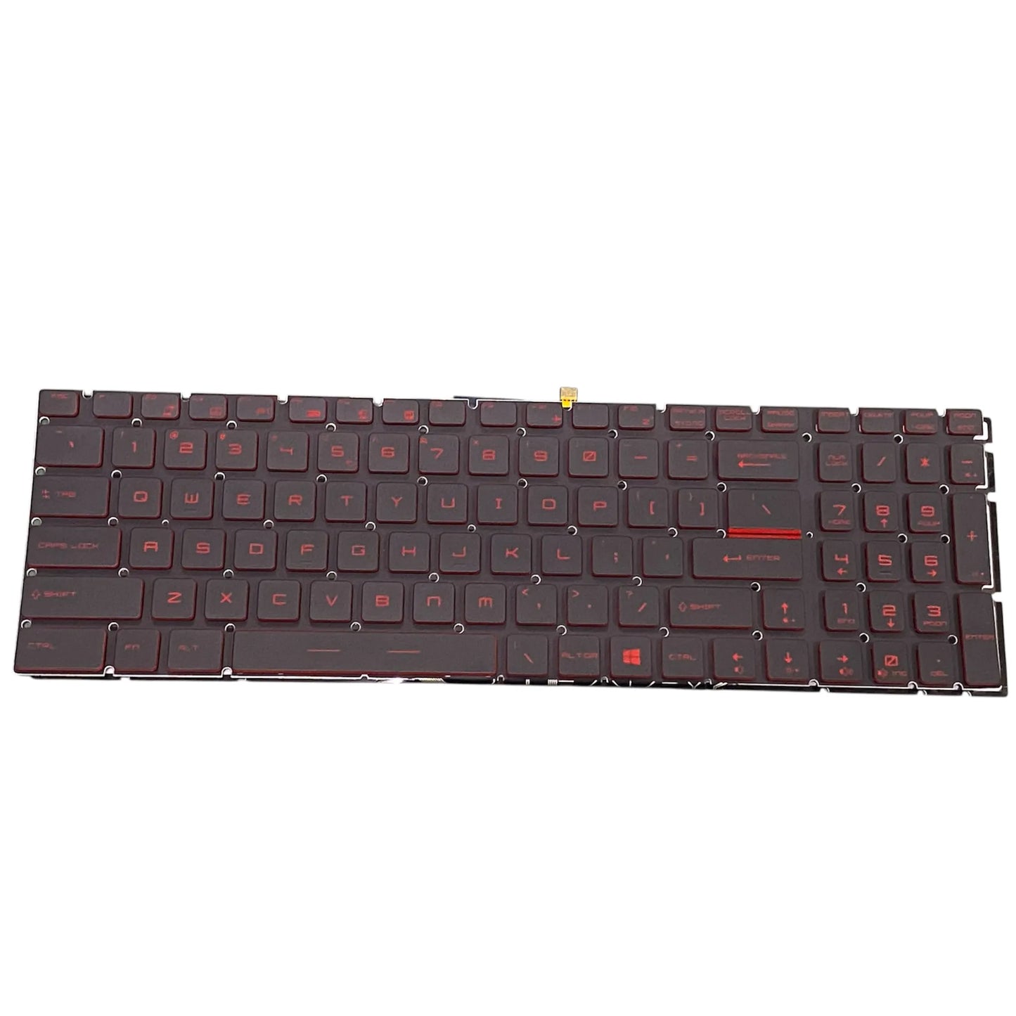 LappyPower Laptop Keyboard for MSI GL62 GL72 GL72M GL72VR Black with Red Backlit