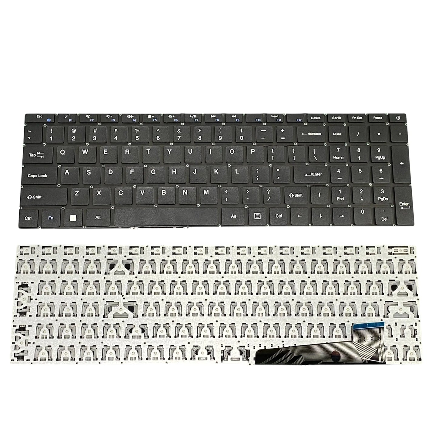 LappyPower Laptop Keyboard for Gateway GWTN156-7 GWTN156-7BK Black without Backlit