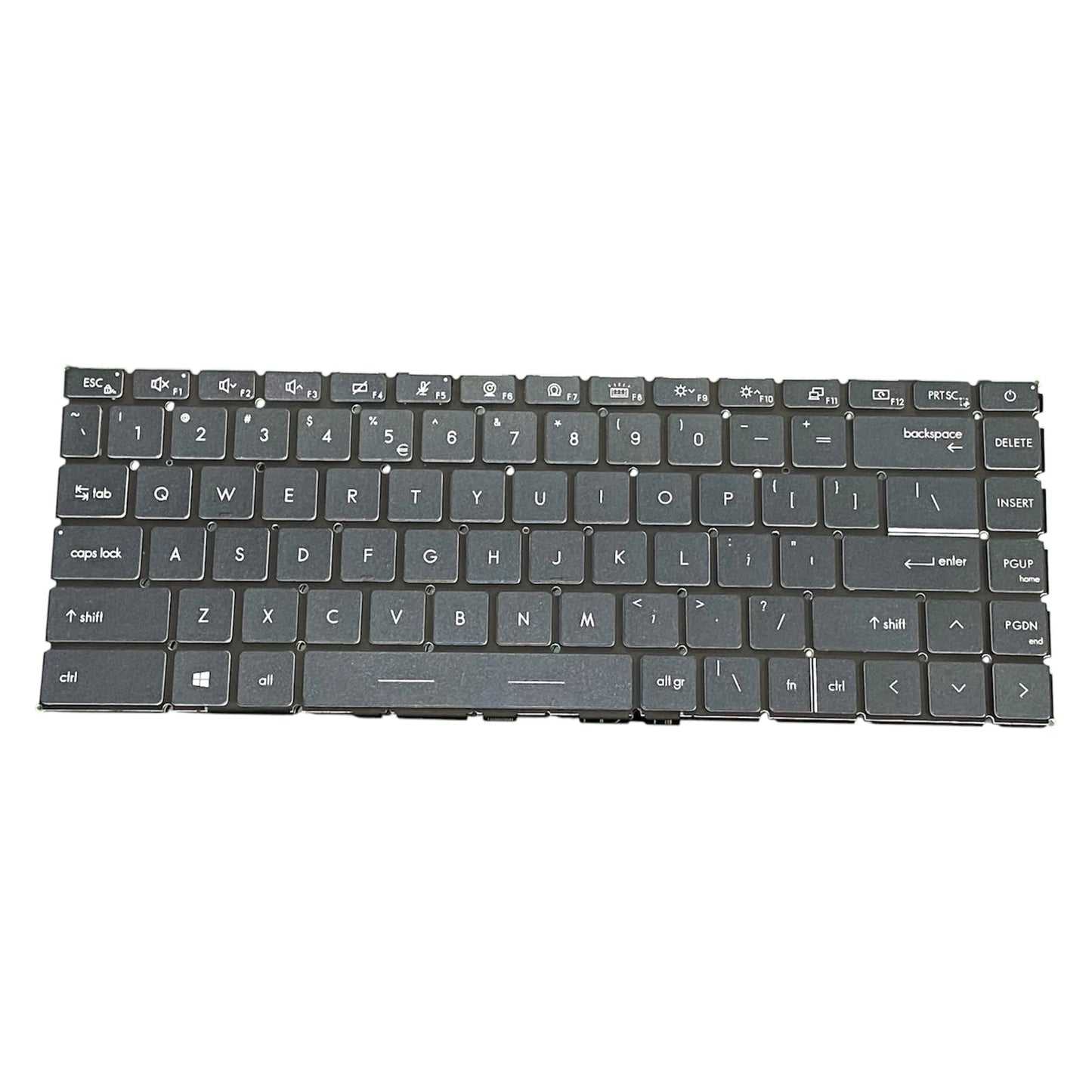 LappyPower Laptop Keyboard for MSI Modern 14 B4MW MS-14DK B45MW MS-14D1 14D3 Gray with Backlit