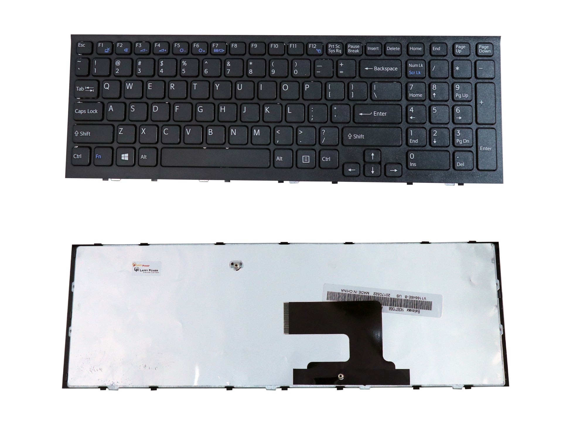 Laptop Keyboard compatible for SONY EE BLACK