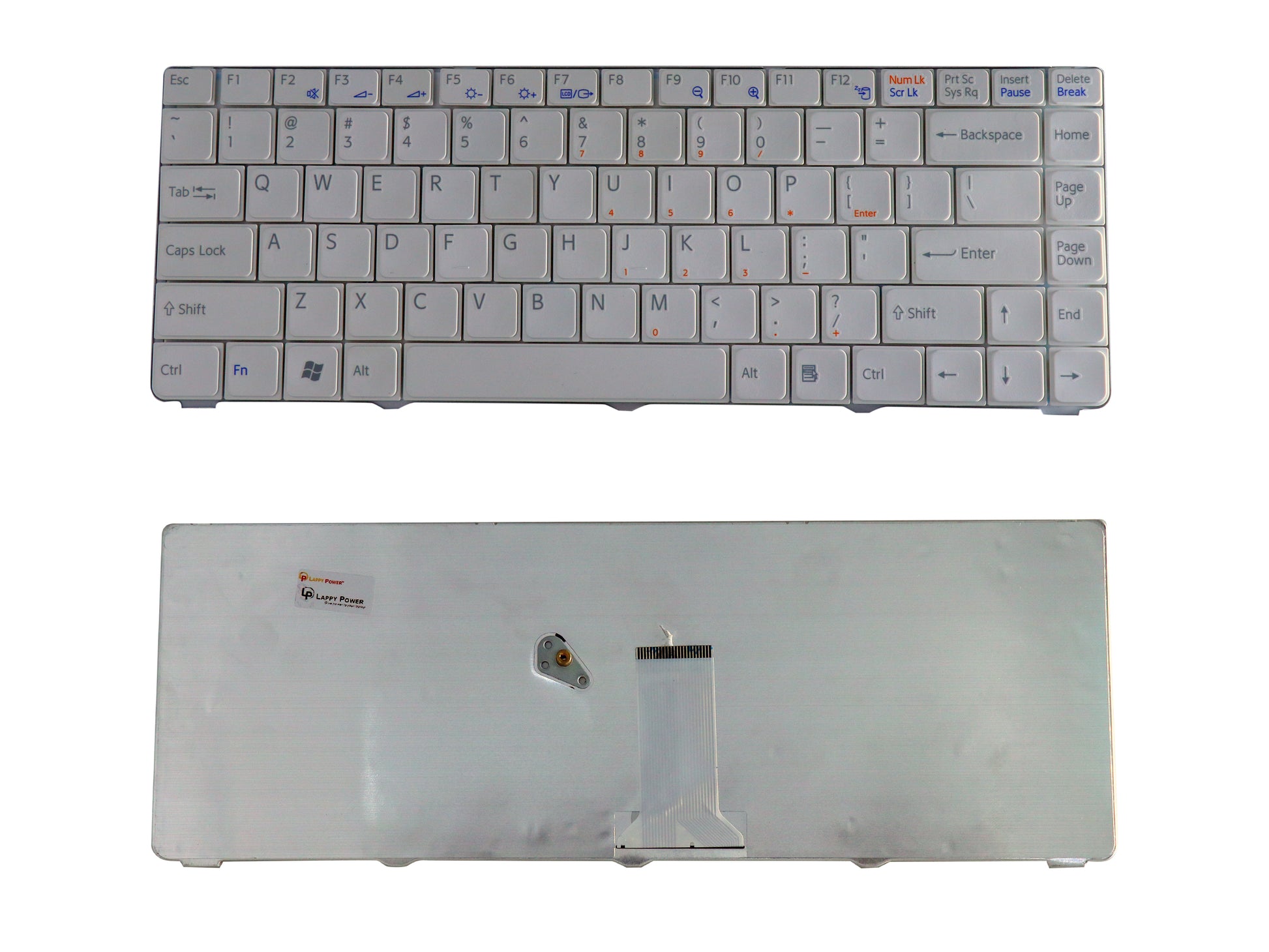 Laptop Keyboard compatible for SONY NR WHITE