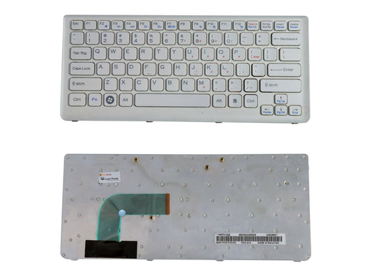 Laptop Keyboard compatible for SONY CS WHITE