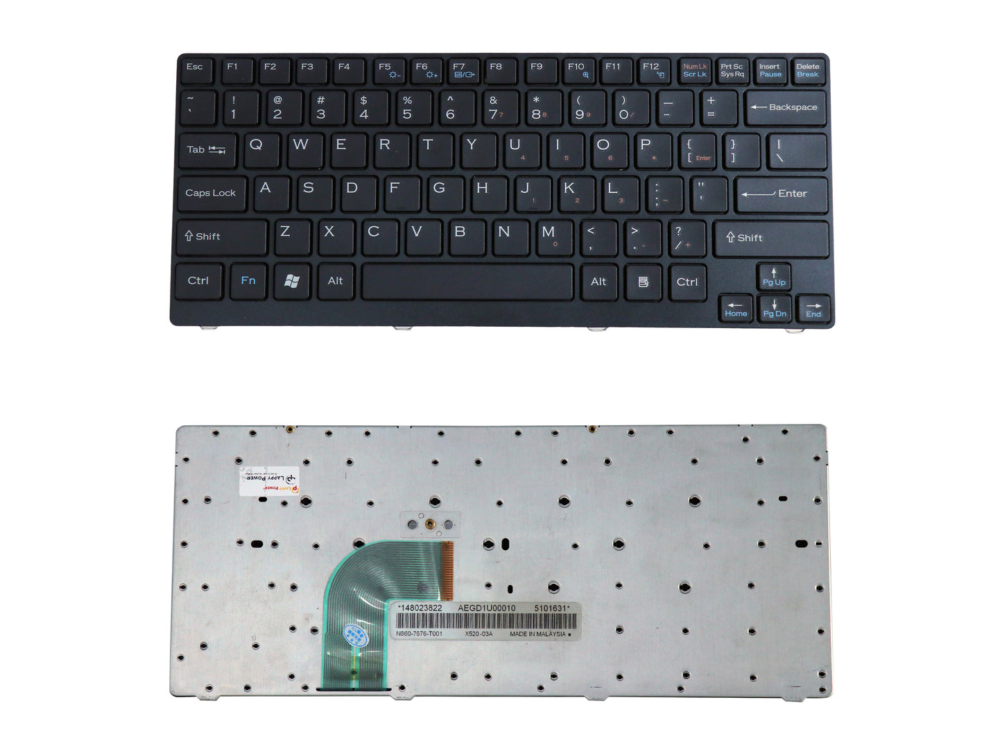 Laptop Keyboard compatible for SONY CR BLACK