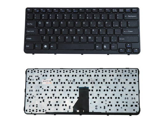 Laptop Keyboard compatible for SONY SVE141 BLACK