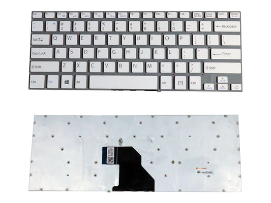 Laptop Keyboard compatible for SONY SVF14 WHITE