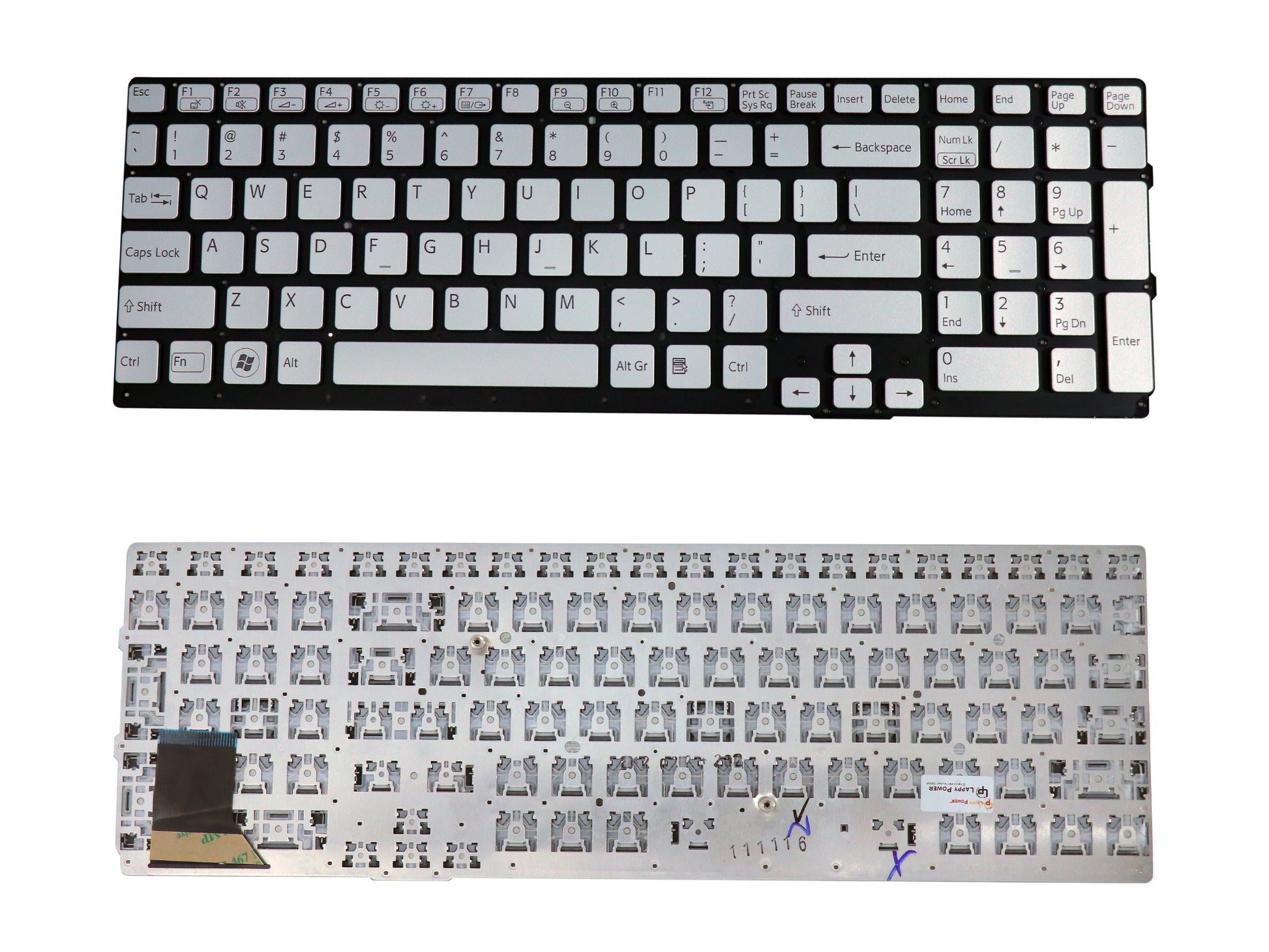 Laptop Keyboard compatible for SONY SE SILVER
