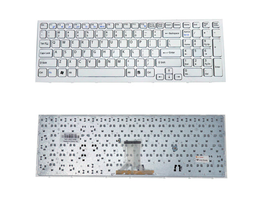 Laptop Keyboard compatible for SONY EB WHITE