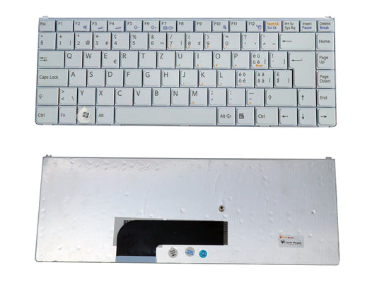 Laptop Keyboard compatible for SONY N WHITE