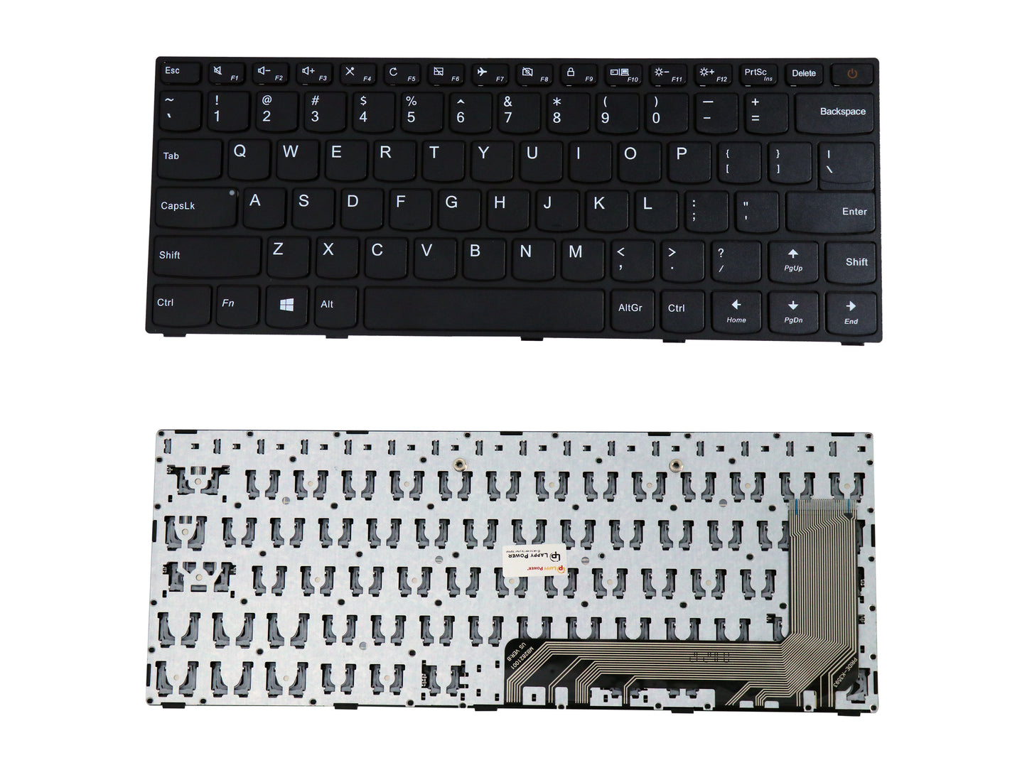 Laptop Keyboard compatible for LENOVO 110 14" SIDE CABLE / E41-15 WITH ON OFF