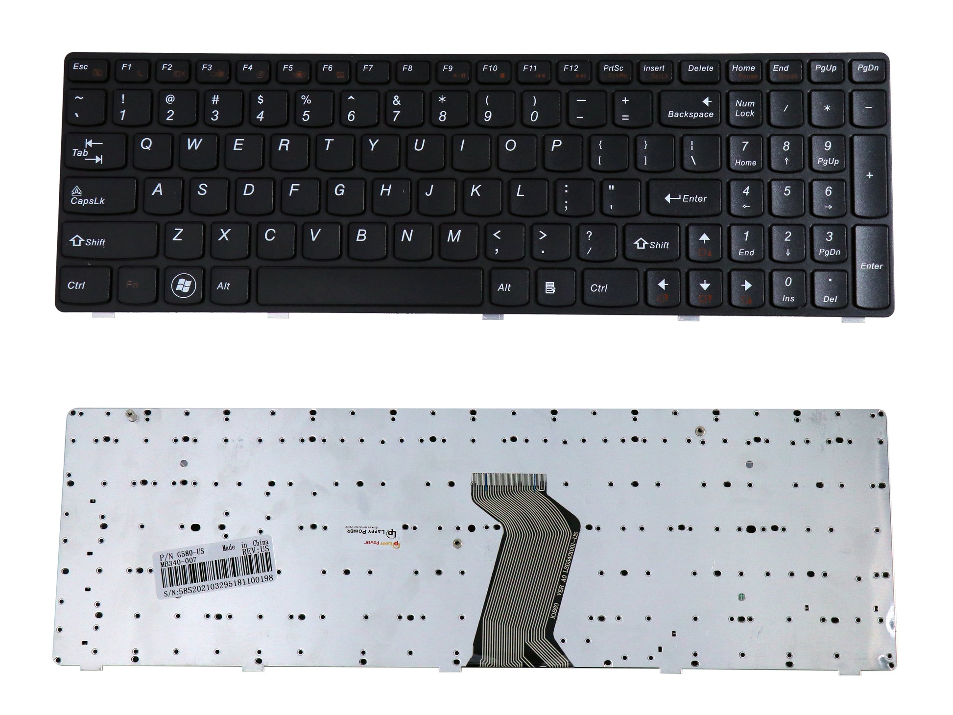 Laptop Keyboard compatible for LENOVO G580