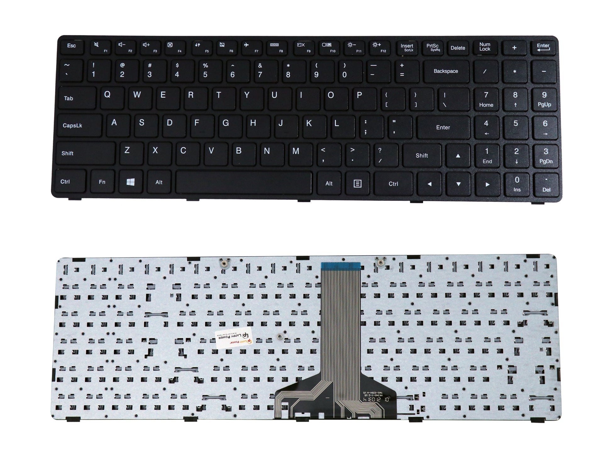 Laptop Keyboard compatible for LENOVO 100 15" MIDDLE CABLE
