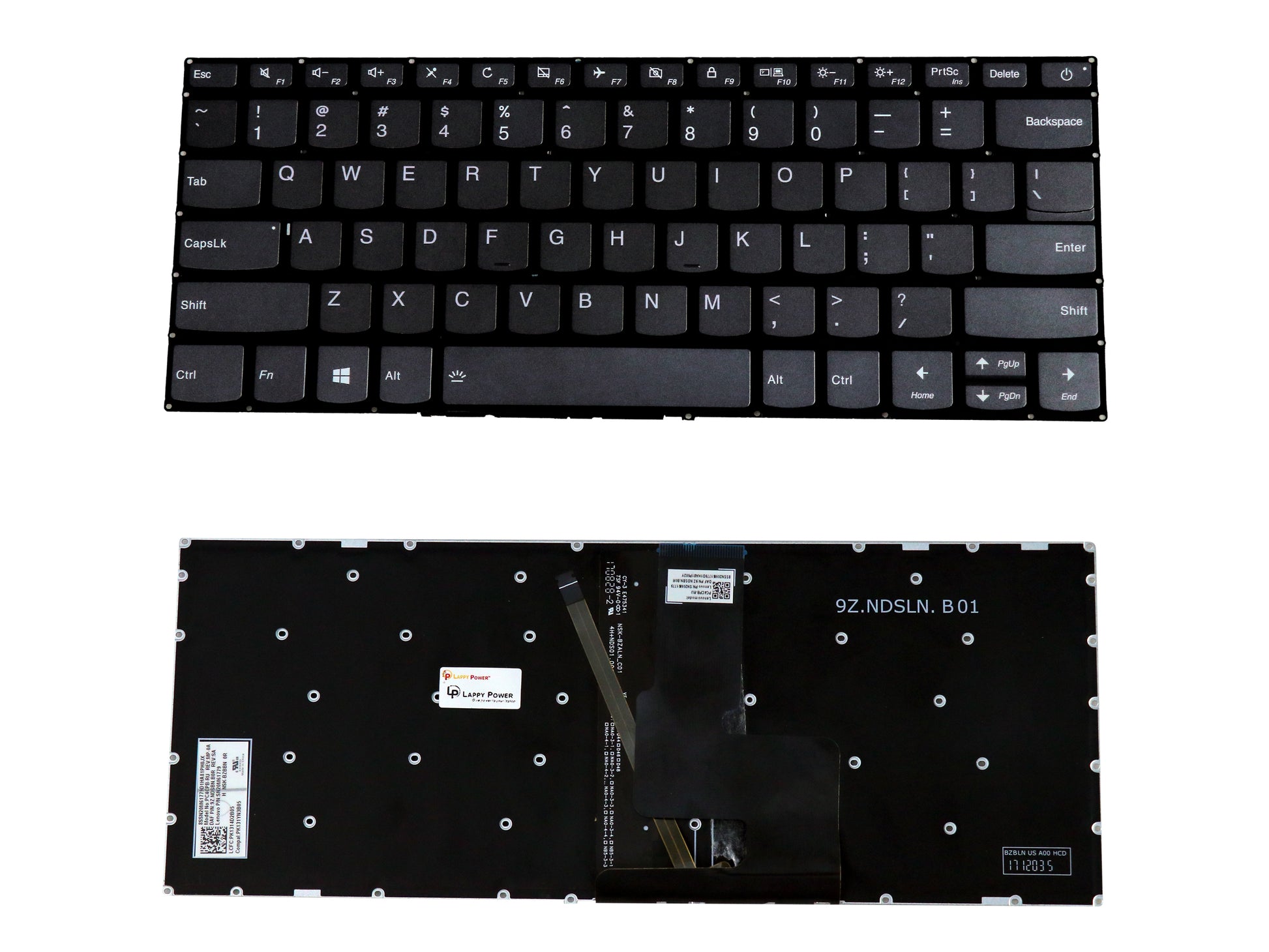 Laptop Keyboard compatible for LENOVO 320-14" WITH ON OFF WITH BACKLIGHT