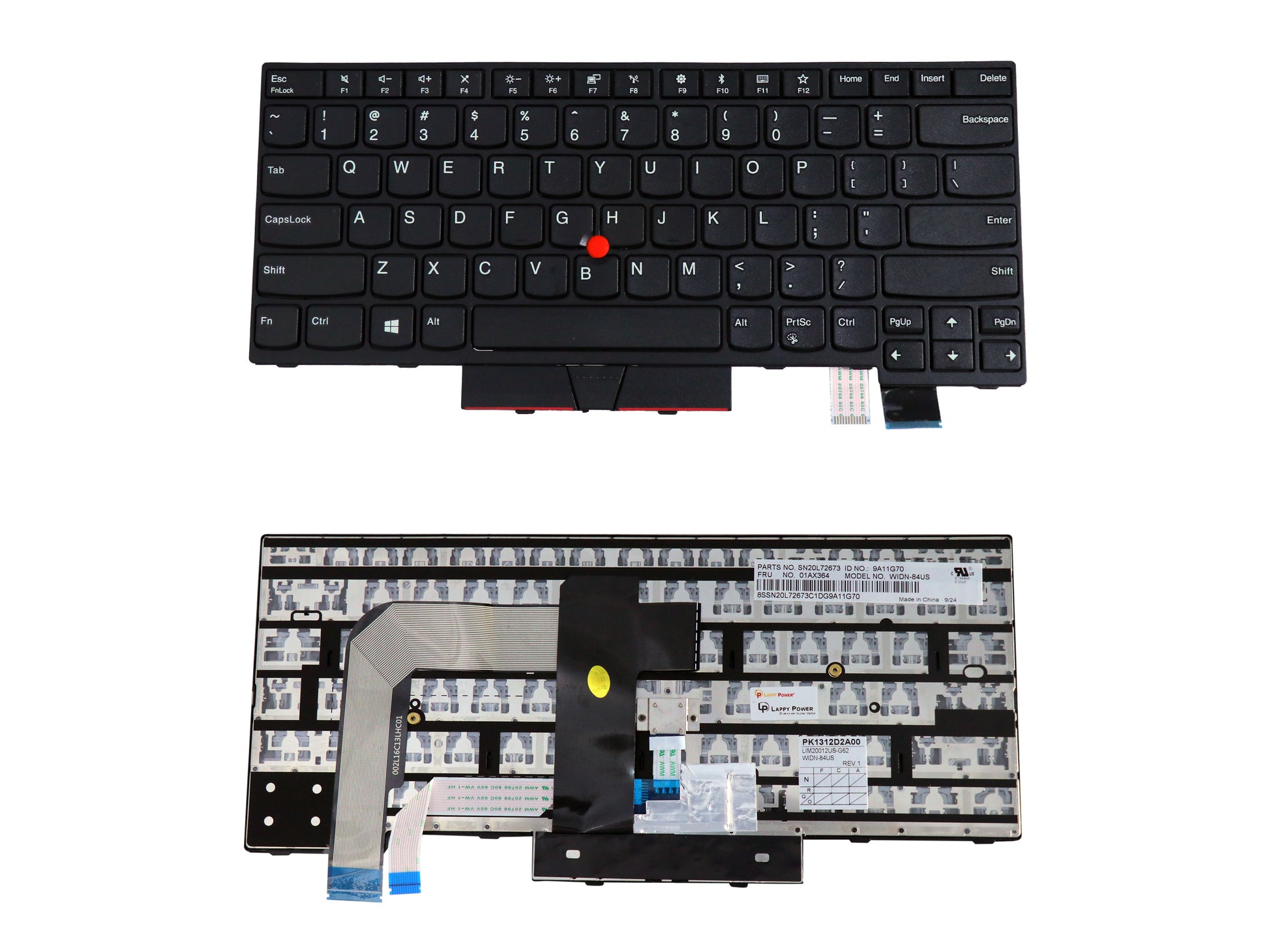 Laptop Keyboard compatible for LENOVO T470 / T480