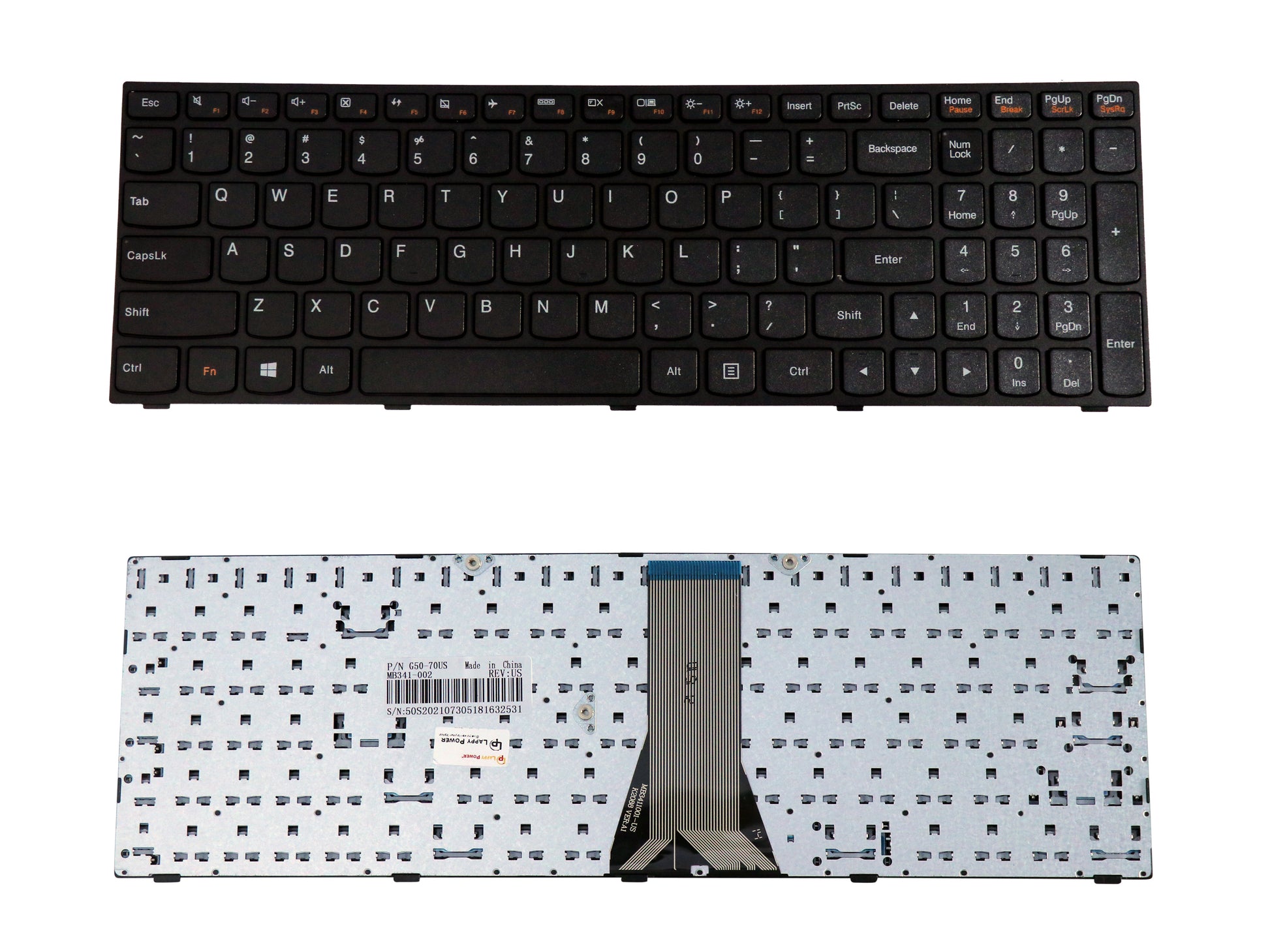 Laptop Keyboard compatible for LENOVO G50 70 SLIM